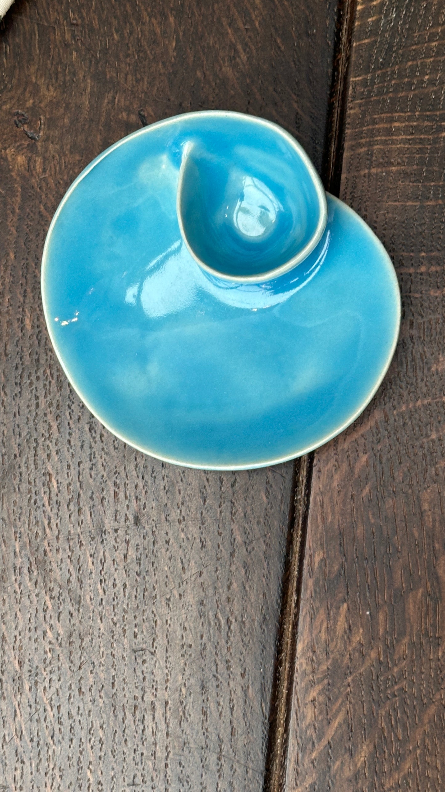 *New* #T43 Tiny Glaze Effect Swirl Bowl